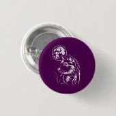 junger träumender Wolf Ronde Button 3,2 Cm (Voorkant /achterkant)