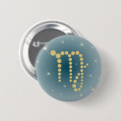 Jungfrau 23. August bis 23. Buttonnen van septembe Ronde Button 5,7 Cm (Voorkant /achterkant)