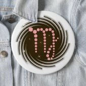 Jungfrau 23. August bis 23. Buttonnen van septembe Ronde Button 6,0 Cm (In situ)