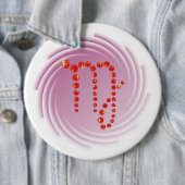 Jungfrau 23. August bis 23. Buttonnen van septembe Ronde Button 6,0 Cm (In situ)