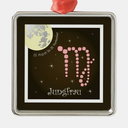 Jungfrau 23. August bis 23. Ornament van september (Voorkant)