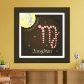 Jungfrau 23. August bis 23. September Leinwand Canvas Afdruk (Insitu (Woonkamer))