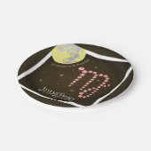 Jungfrau 23. August bis 23. September / Teller Papieren Bordje (Gekanteld)