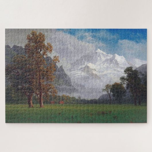 Jungfrau, Albert Bierstadt Legpuzzel (Horizontaal)