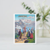 Jungfrau, Mountains Road, Zwitserland Briefkaart (Staand voorkant)