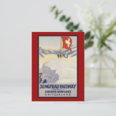 Jungfrau-Railway Bernese oberland Briefkaart (Staand voorkant)