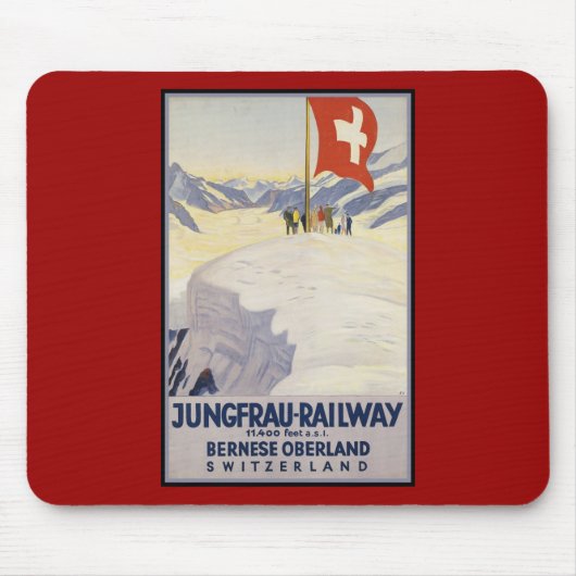Jungfrau-Railway Bernese oberland Muismat (Voorkant)