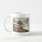 Jungfrau, spoorweg, Eiger en Monch, met Eiger Gl Koffiemok (Links)