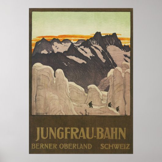 Jungfrau Train Travel  Poster Zwitserland (Voorkant)
