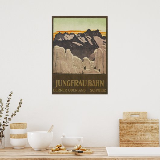 Jungfrau Train Travel  Poster Zwitserland (Keuken)