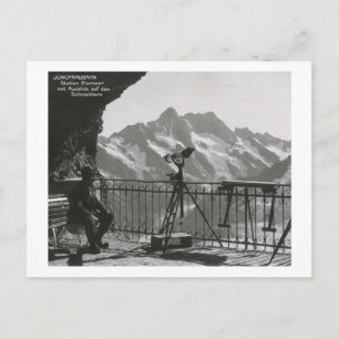 Jungfraubahn, Station Eismeer, Vintage Zwitserland Briefkaart