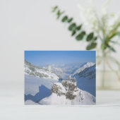 Jungfraujoch, de top van Europa Briefkaart (Staand voorkant)