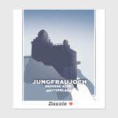 Jungfraujoch, Jungfraujoch Bernese Alps Sticker (Vel)