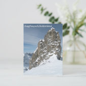 Jungfraujoch,Zwitserland Briefkaart (Staand voorkant)