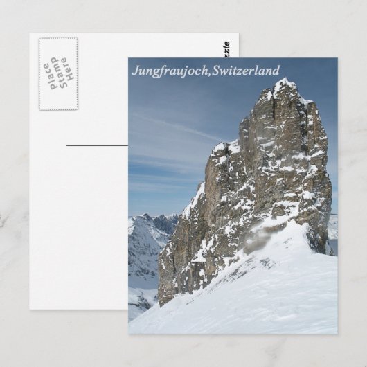 Jungfraujoch,Zwitserland Briefkaart (Voorkant / Achterkant)