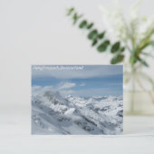 Jungfraujoch,Zwitserland Briefkaart (Staand voorkant)
