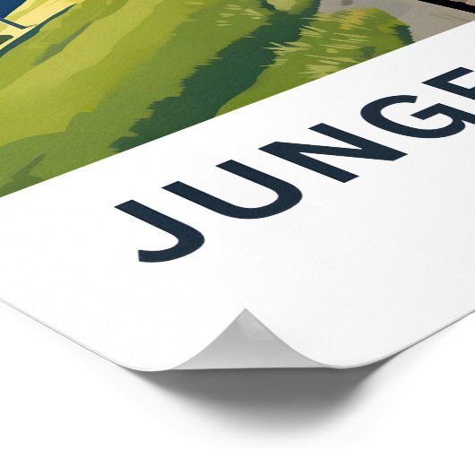 Jungfraujoch Zwitserland Reisprint Poster (Hoek)