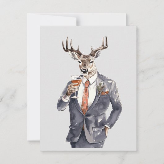 Junggesellenabschied Einladung Männer Vorlage Aankondiging (Achterkant)