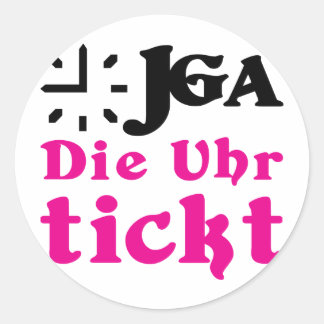 junggesellenabschied / hochzeit ronde sticker