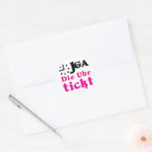junggesellenabschied / hochzeit ronde sticker (Envelop)