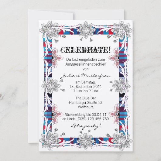 Junggesellinnenabschied Deutsche Version Kaart (Voorkant)