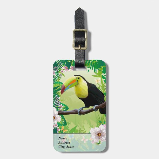 Jungle 2 Bagage Label (Voorkant verticaal)