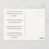 Jungle Adventure thema verjaardagsfeestje Briefkaart (Achterkant)