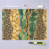Jungle Agate | Wild Glam Textuurpatroon Tissuepapier (Craft)