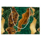 Jungle Agate | Wild Luxe Dierenpatroon Groot Cadeauzakje (Achterkant)