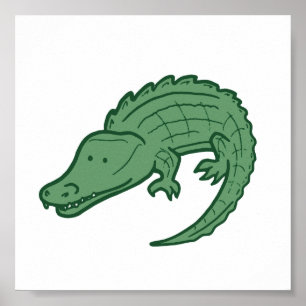 Jungle Alligator Klein Print
