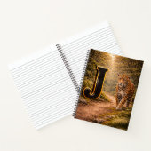 Jungle Alphabet Letter J Jaguar Gold Educational  Notitieboek (Binnen)