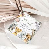 Jungle Animals, Safari, Wild One, First Birthday Bedankjes Labels