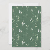 Jungle Animals, Safari, Wild One, First Birthday Kaart (Achterkant)