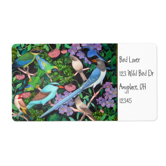 Jungle Birds of Asia Label (Voorkant)
