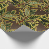 Jungle Bladeren Patroon Cadeaupapier (Hoek)