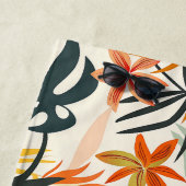 Jungle Bloom strandhanddoek Strandlaken (In situ)