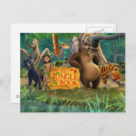 Jungle Book Group Shot 5 Briefkaart (Voorkant / Achterkant)