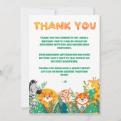 Jungle Boy's Dankkaart Bedankkaart (Voorkant)