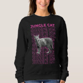 Jungle Cat Pastel Aesthetic Trui (Voorkant)