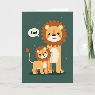 Jungle Cats Vaderdag Kaart