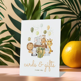 Jungle Dieren Ballonnen Baby Shower Cadeaus en Kaa Reclamebord Met Voetstuk