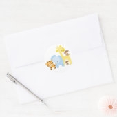 Jungle Dieren Envelope Afdichtingen Ronde Sticker (Envelop)