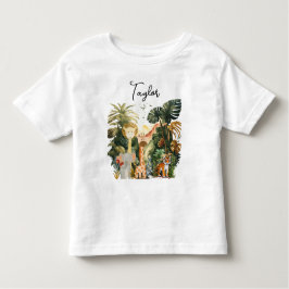 Jungle Dieren Exotische Safari Droom Kinder Shirts