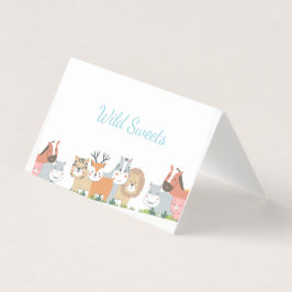 Jungle Dieren Geslacht Reveal - Baby Shower Kaart