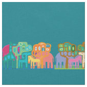 Jungle dieren stof (Close Up)