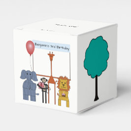 Jungle Dieren Verjaardagsfeestje Favor Doos Bedankdoosjes