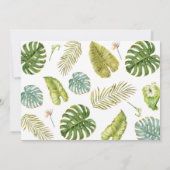 Jungle Dinosaur Verjaardagsfoto Dank Je Kaart (Achterkant)