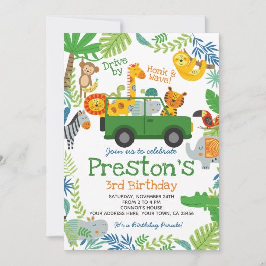 Jungle Drive By Kaart (Voorkant)