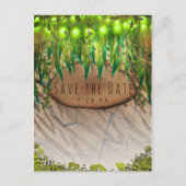 JUNGLE FEEST Bladeren & Dierenprint Save the Date Aankondigingskaart (Voorkant)