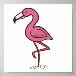 Jungle Flamingo Kleine Print